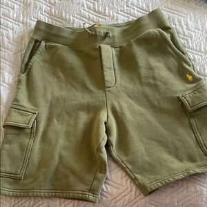 Polo by Ralph Lauren Olive Cargo Drawstring Shorts with Pony Logo